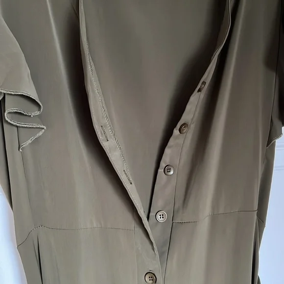 Army Green Dress - Picture 3 of 4